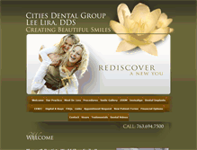 Tablet Screenshot of citiesdentalgroup.com
